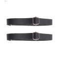 Quasar Alloy Armband Adjustable Faux Leather Arm Cuffs Bands for Party Wedding Clothing Accessories Unisex Armband with Elastic Shirt Sleeve Holder 1.5cm Width Solid Color Stylish Comfortable Solid Color. 