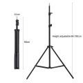HOLA  Tiktok Videos 7 Feet Aluminum Tripod Stand With Mobile Phone Holder For DSLR and Ring Light - Black It Only Takes landscape Picture Videos if you want to rotate please order ball head with it. 