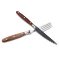 Chef Supreme Quality Steak Fork And Knife with Serrated Blade. 