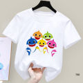 Baby Shark Doo Doo Doo Kids T Shirt Boys Girls Cartoon Pink Fong Cute Tops Children Casual Costume For1-12 Years in Stock. 