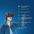 Shinecon G06A New 3D Virtual Reality Gaming Glasses Headset for 4.5-7.0 Inch Smartphones VR Full-Screen Helmet with Adjustable Googles - high resolution lenses -ST. 