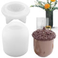 Resin Jar Molds | Silicone Storage Box Jar Mold for Epoxy Resin | Bottle Casting Moulds for DIY Container Soap Candle Trinket Making. 