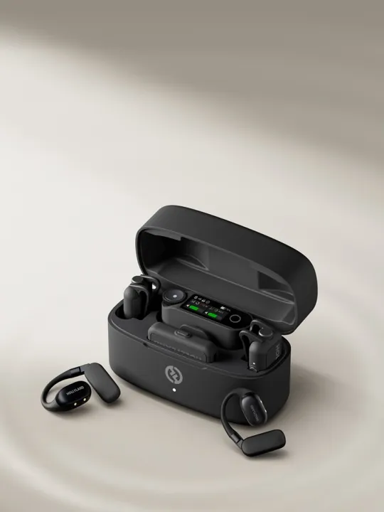 Hollyland%20LARK%20MAX%202%20Ultimate%20Combo%20(Space%20Gray,%20with%20OWS%20Monitor%20Earphone%20+%20Camera%20RX%20+%20USB-C%20RX)%20Wireless%20Microphone%20-%20Image%202