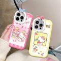 For OPPO A12/A7/A5S/A12S Back Cover Cartoon Cute Hello Kitty Pattern Phone Case Monster Lens Phone Shell Soft Protective Cover Shockproof Cellphone Casing. 