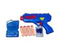 2 in 1 Blaster | Shooter Blaster | Kids Toy Blow Gun  Fun for Children | 2 in 1 Water Crystal Balls And Soft Dart Blowing Gun Toy - Blow Toy Gun With Water Balls Filled Bottle And Nerf Bullets. 