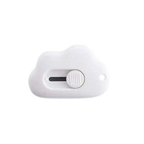 Cute Cloud Color Mini Portable Utility Knife Paper Cutter Cutting Paper Razor Blade Office Stationery Cutting Supplies