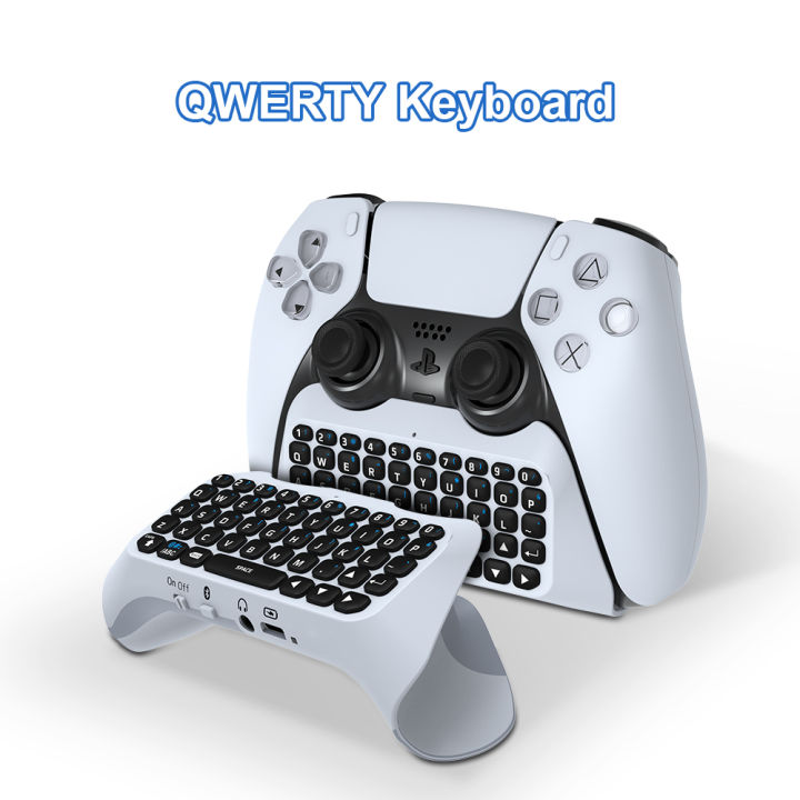 Wireless%20Keyboard%20For%20PS5%20Controller%20Bluetooth%20External%20Keyboard%20Chat%20Voice%20Bluetooth%20Keyboard%20For%20Playstation5%20Gamepad%20-%20Image%205