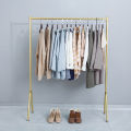 Cloth Hanging Stand Single Pole V Shape New Designe Golden Color Stand Use For Multi Purpose Fancy Stand. 