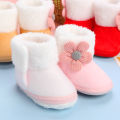 Newborn Baby Girls Boys Soft Booties Solid Pompom Snow Boots Infant Toddler Newborn Warming Shoes New Fashion Comfortable Shoes. 