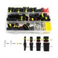 FLYEER Waterproof Connectors Kit Automotive Solder Wire Quick Connector Electrical in Car Wiring Auto Seal Socket 1-6 Pin Plug. 
