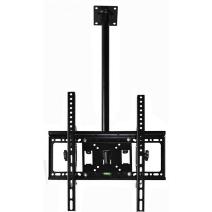 Adjustable Ceiling TV Mount Bracket Fits Most 32-70 inch LCD LED Plasma Monitor Flat Panel Screen Displays Tilt / 360 degree Swivel LCD CEILING STAND 3 FEET DOWN