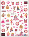 New Barbie Nail Art Stickers Cartoon Nail Art Accessories Disney Snow White Mermaid Princess 3D Stickers Nail Art Accessories. 