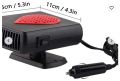 Car Heated Fan 12V 150W Portable Fan with Purification Windshield Demister for Glasses. 