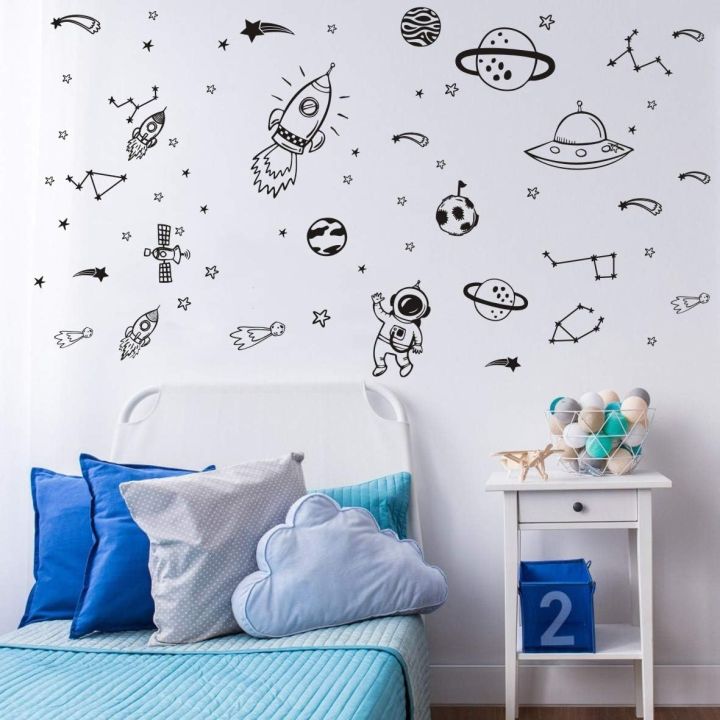 Wall%20Decor%20Space%20doodles%20wall%20sticker%20pack%20-%20Space%20Items%20wall%20sticker,%20Rocket%20wall%20decal,%20Space%20wall%20decal%20Boys%20Room%20Art%20Outer%20Space%20Star%20Rockets%20Planets%20Stickers(%2017%20Items%20Of%20Galaxy)%20Removable%20Space%20Wall%20Decal%20for%20Children%20Bedroom%20Decoration%20(Black)%20-%20Image%202