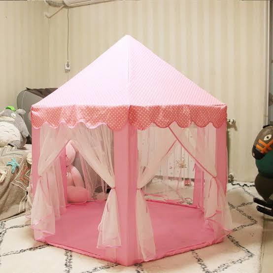 Kids Princess Castle Tent – Magical Fairy Pop-Up Playhouse for Girls  Indoor Outdoor Play Tent House