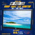 22 Inch HP LED Monitor FHD 1080p 60HZ With or Without Table Stand Model Number (P221)(A+ Screen) (Viewable area 21.5 inch) (Used). 