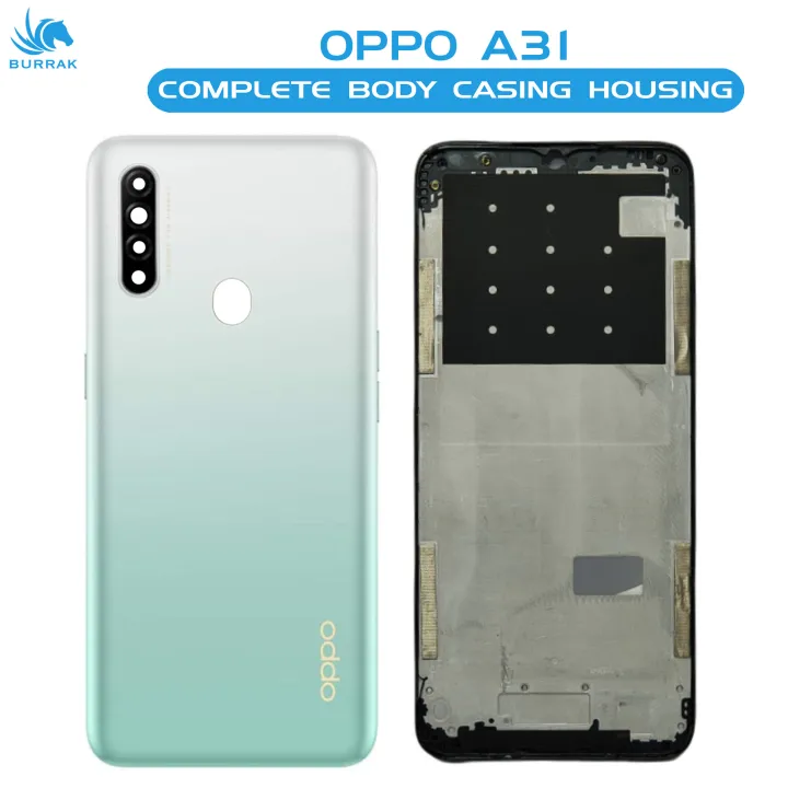 Oppo%20A31%20Housing%20Middle%20Frame%20With%20Side%20Button%20and%20Camera%20Lens%20Complete%20Body%20Casing%20Replacement%20For%C2%A0A31%20-%20White%20-%20Image%202