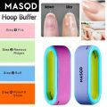 MASQD 3-Steps Hoop Nail Buffer File Grinding Sanding Polishing Block Pedicure Manicure Buffing UV Gel polish Nail Art Buffer Tools. 