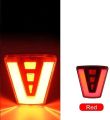 Universal 3rd Brake Lamp F1 Style Slim Red Lava Tail Light 1 Pcs. 