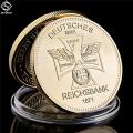 1871 Deutsche Reichsbank 1 Unze 999/1000 Gold Germany Cross Eagle Round Coins Collectibles. 