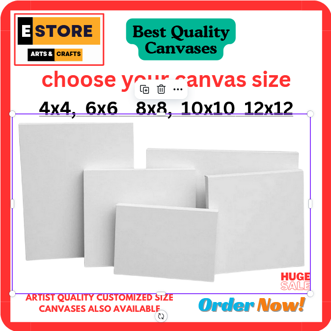 Fine Quality Canvas For Painting Mix Sizes | Daraz.pk
