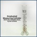 50ml Pyrex Graduated Cylinder 1 to 5 Pcs | Iwaki Glass Measuring Cylinder | Chemical & Heat-Resistant Laboratory Glassware | Ideal for Scientific Experiments, Lab Use, Liquid Measurements, Chemical Mixing & Educational Purposes. 