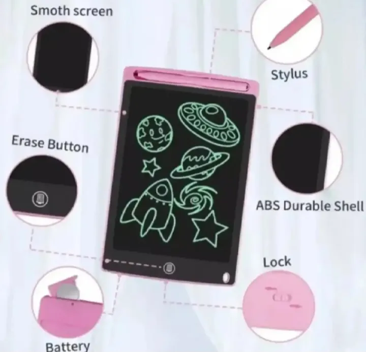 LCD%20Writing%20Tablet%20For%20Kids%20Electronic%20Magic%20Slate%20Multi%20color%20board%20-%20Image%203