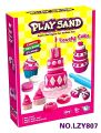 PLAY SAND LOVELY CAKE STYLE 500 GM WITH MOLD - Toys Galley. 