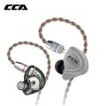 【Nine Dan Store】CCA C10 4BA+1DD Hybrid In Ear Hifi Dj Monito Sports Earphone Cable 10 Unit Headset Noise Cancelling. 