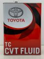 Toyota TC CVT Fluid - 4 Liter Transmission Fluid - Specially Formulated for Toyota Vehicles. 