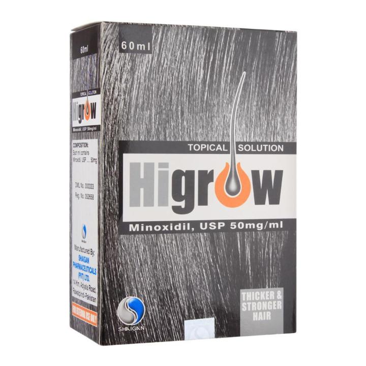 Higrow Minoxidil Topical Solution 60ml