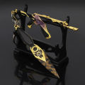 Valorant Keychains Champions 2023 Kunai Vandal Collection 10cm Game Metal Weapon Model Pendant Accessories Keychains Gifts Toys. 