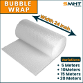 5, 10, 15, 20 Meter Packing Bubble Wrap Material For Packing of Products Wraping / Wrapping Bubble Foam Sheet Paper Roll with 24 inches width. 