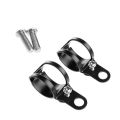 Holder Universal Black Fork Clamp Turn Signal Metal For 30-45mm 190*45*30mm Headlight Motorcycle. 
