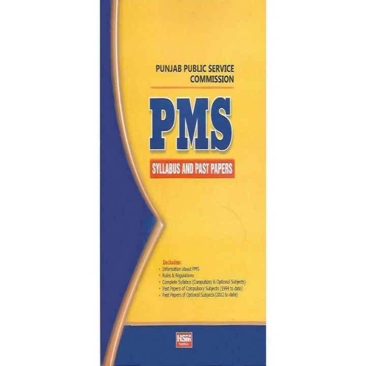 Punjab Public Service Commission PMS Syllabus And Past Papers