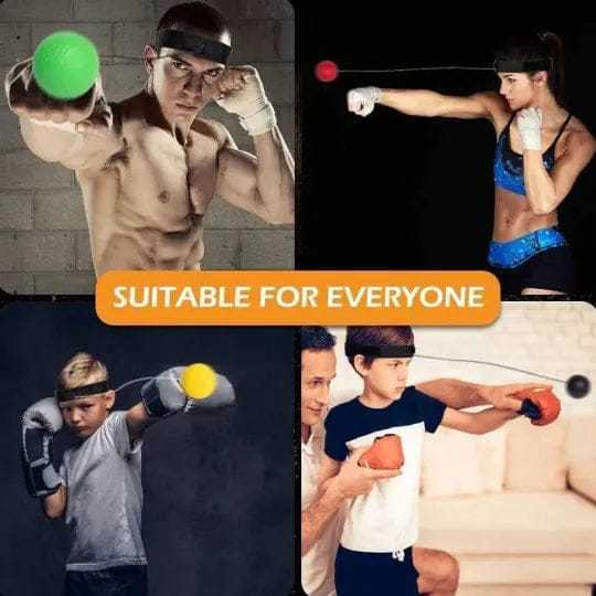 Boxing Ball Reflex Headband To Improve Your Eye focus and strength ...