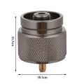 High Quality Tool Stove Adapter LPG Canister Adapter Gas Burner Cylinder Gas Tank Converter Gas Tank Adapter. 
