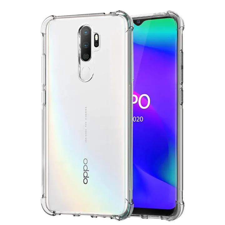 Oppo%20A5%202020%20Soft%20Shockproof%20Jelly%20Back%20Cover%20Transparent,%20Full%20Protection,%20Anti-Slip,%20Ultra-Thin%20Design%20-%20Image%203