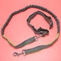 Hands Free Dog Leash, Retractable Dog Running Leash, Elastic Bungee Dog Running Belt,Jogging Lead with Waist Belt Green. 