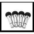 Pack of 4 nozzel Aluminum Alloy & Natural Rubber Car Tyre Tire Nozzle Tubeless Tyre Tire Valve CAR BIKE UNIVERSAL TIRE NOZZLE Tyre Wheel Rim Tyre Valve Cycle Bike. 