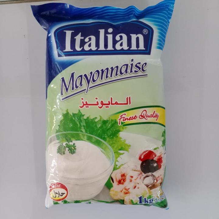 Italian Mayonnaise - 1kg- fresh stock - Organic - best quality- halal product- iso certified - long expiry.