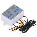 Dual Temperature Controller, Heating Cooling Digital Thermostat 12V with NTC 10K Sensor for Aquarium Tank for Greenhouse. 