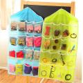 16 Pockets Multifunction Sorting Storage Bag Door Wall Hanging Closet Organizer. 