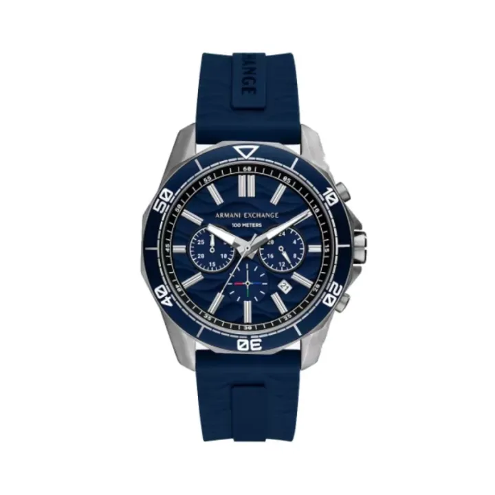 Armani Exchange AX1960 Silicone Strap Wrist Watch For Men’s (Without ...