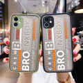 dienya For Realme GT Neo Flash Case Fashion Tide Cool Simple Word Pattern Thin Side Square Edge New Design Shockproof Frosted Transparent Hard Phone Cases Silicone Casing Full Cover Camera Protection Softcase Boy. 