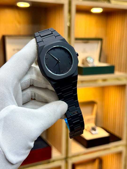 Arabic Aura Latest 2025 Watch for Men Boys| Matt Black Arabic Aura Watch for Men Women| Butterfly Clasp High Quality Watch