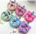 MLUNDO Donut Frout Moisturizing Lip Balm Cute Unicorn Caractor Froutl Fragrance Lipbalm. 