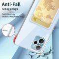 itel RS4 2024 Phone Case For itel RS4 itelRS4 R S4 RS 4 Transparent Card Holder Camera Lens Protection Fashion Shockproof Silicone Square TPU Soft Clear Casing Back Cover. 