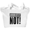 Vagile Imran Khan Absolutely Not Printed Durable Canvas Zipper Bag Large Capacity With Zipped pocket inside. 