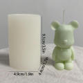 3D Gloomy Bear Candle| Silicone Mold NonStick Aromatherapy Candle Chocolate Cake Mold| Craft Aromatherapy Gypsum Gift Making Mold. 